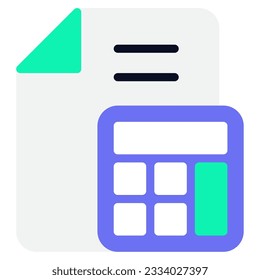 Budgeting Tools Icon can be used for uiux, web, app, infographic, etc