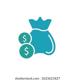 ícone de orçamentos. vetor.Sinal editável de estilo traço.linear para usar a ilustração web design,logo.Symbol.