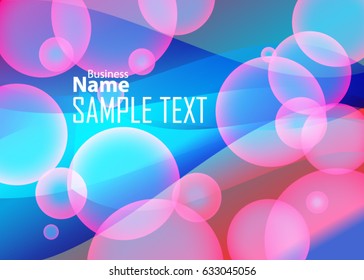Bue abstract template for card or banner. Metal Background with waves and reflections. Business background, silver, illustration. Illustration of abstract background with a metallic element