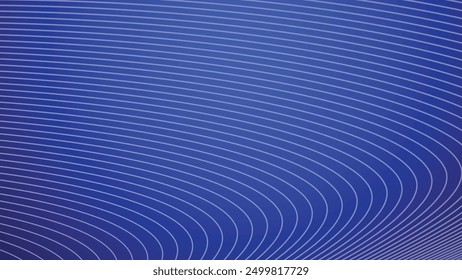 Bue wavy curve line abstract background