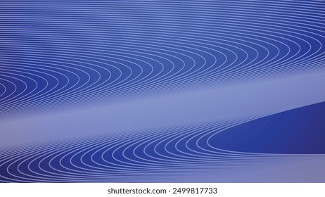 Bue wavy curve line abstract background