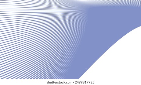 Bue wavy curve line abstract background