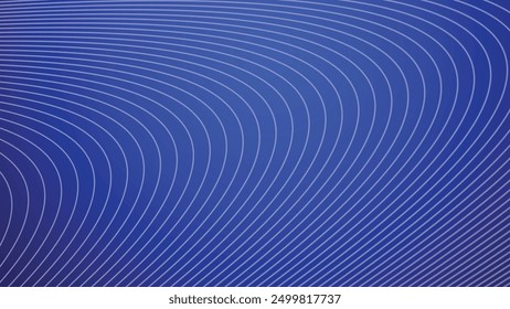 Bue wavy curve line abstract background