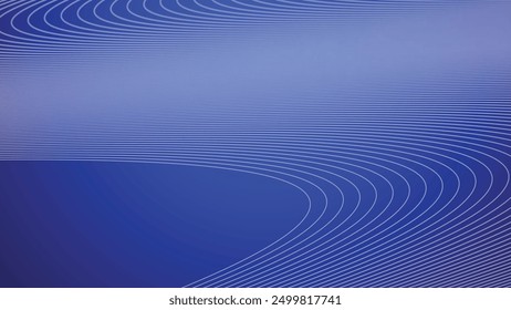 Bue wavy curve line abstract background