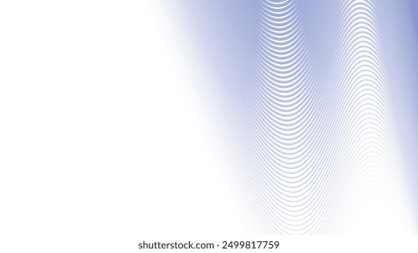 Bue wavy curve line abstract background