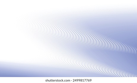 Bue wavy curve line abstract background