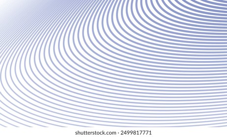 Bue wavy curve line abstract background