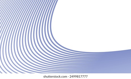 Bue wavy curve line abstract background