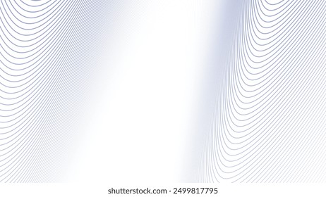 Bue wavy curve line abstract background