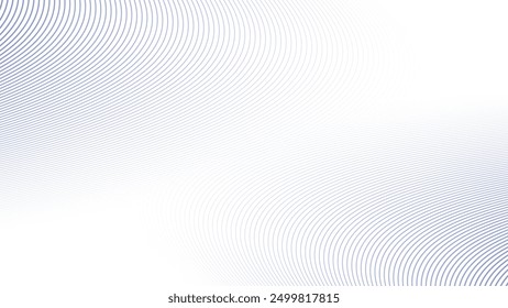 Bue wavy curve line abstract background