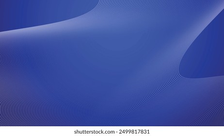 Bue wavy curve line abstract background