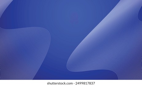 Bue wavy curve line abstract background