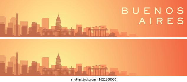 Buenos Aires Beautiful Skyline Scenery Banner