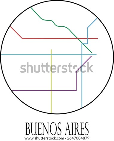 Buenos Aires metro line maps, Argentina