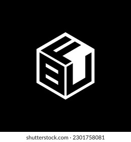 BUF letter logo design in illustration. Vector logo, calligraphy designs for logo, Poster, Invitation, etc.