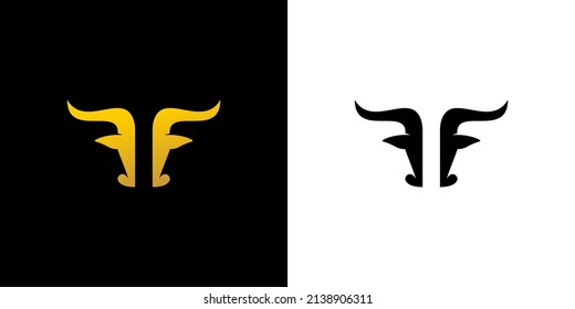 bufallo concepts logo vector graphic abstract template