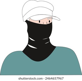 Máscara de protección UV 14