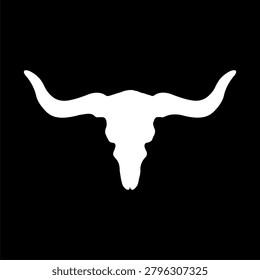 Buff skull editable colors vector