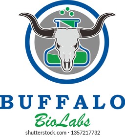 buffallo skull logo