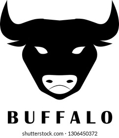 Buffalo Animal Head Logo