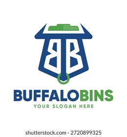 Buffalo Bin Premium Logo Design
