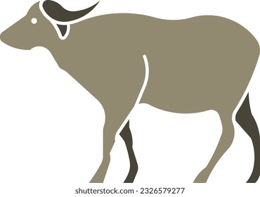 Buffalo bison bull cow animal Flat