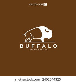 Buffalo Bull Bison logo design inspiration