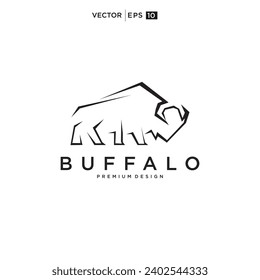 Buffalo Bull Bison logo design inspiration