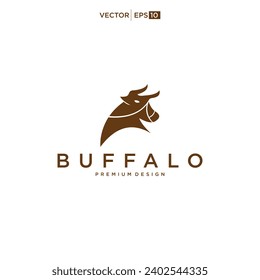 Design-Inspiration des Buffalo Bull Bison Logos