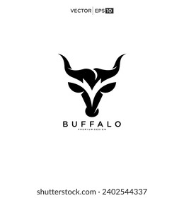 Design-Inspiration des Buffalo Bull Bison Logos