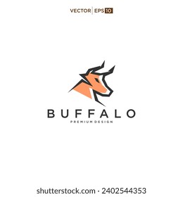 Design-Inspiration des Buffalo Bull Bison Logos