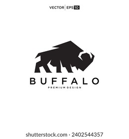 Design-Inspiration des Buffalo Bull Bison Logos