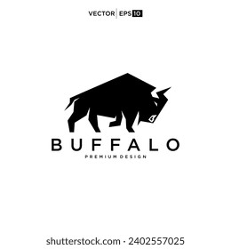 Design-Inspiration des Buffalo Bull Bison Logos