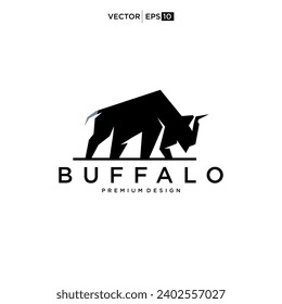 Design-Inspiration des Buffalo Bull Bison Logos