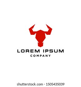buffalo bull el toro head Icon Logo Design mascot tech technology illustration