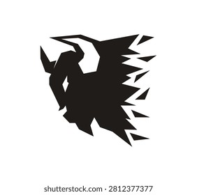 Buffalo Bull Head logo design