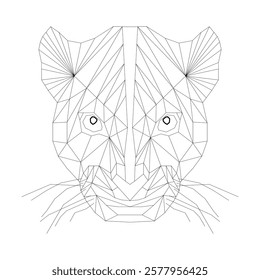 Buffalo bull panther mamal outline hare