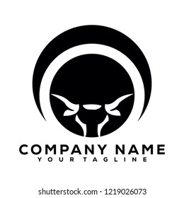 Buffalo Bulls Black Vector Icon Logo Design Brand Company