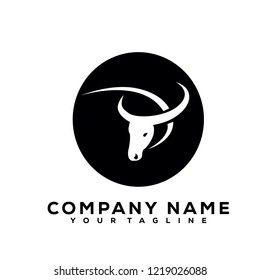 Buffalo Bulls Black Vector Icon Logo Design Brand Company