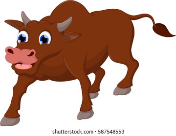 buffalo cartoon running