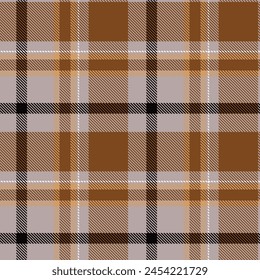 Buffalo check plaid pattern in black, beige, white. Seamless herringbone textured tartan set for spring summer autumn winter flannel shirt, scarf, blanket, duvet cover, other modern textile design.