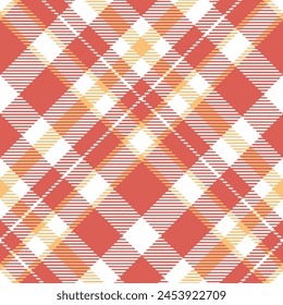 Buffalo check plaid pattern in Multicolor. Diagonal Seamless herringbone textured tartan set for spring summer autumn winter flannel shirt, scarf, blanket, duvet cover, other modern textile design.