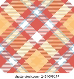 Buffalo check plaid pattern in Multicolor. Diagonal Seamless herringbone textured tartan set for spring summer autumn winter flannel shirt, scarf, blanket, duvet cover, other modern textile design.