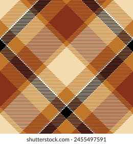 Buffalo check plaid pattern in Multicolor. Diagonal Seamless herringbone textured tartan set for spring summer autumn winter flannel shirt, scarf, blanket, duvet cover, other modern textile design.