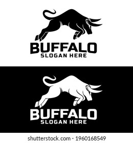 BUFFALO DESIGN LOGO CHARACTER VECTOR