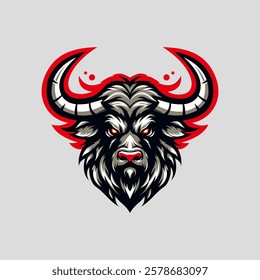 buffalo esport logo, logo vector, isolated