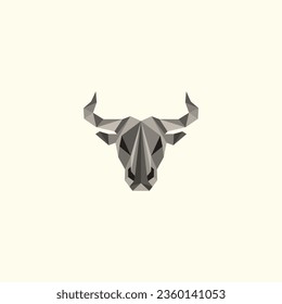 Buffalo geometri design with unique idea