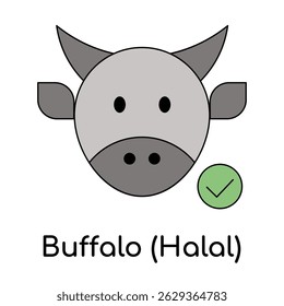 Buffalo Halal para Comer e Qurban