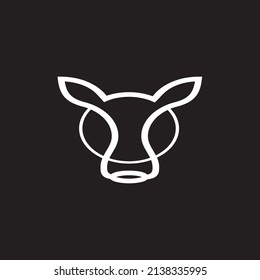 Buffalo Head Logo Design Vector 