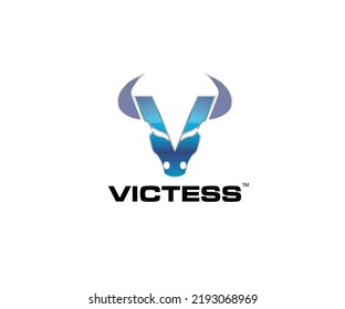 Buffalo Head Logo Design Vector